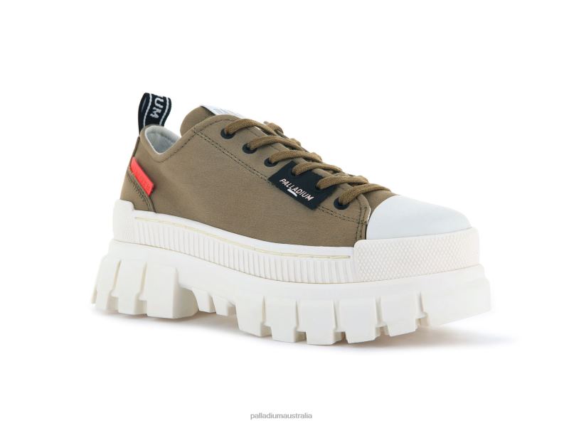 Palladium Women REVOLT LO TX 2868N315 Shoes OLIVE