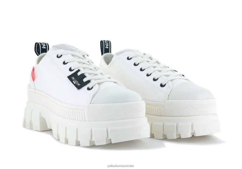 Palladium Women REVOLT LO TX 2868N316 Shoes STAR WHITE