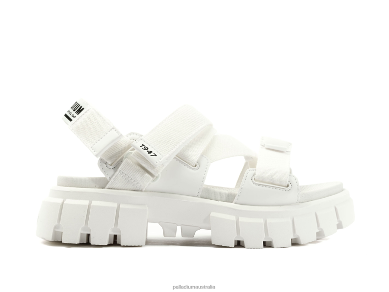 Palladium Women REVOLT SANDAL MONO 2868N306 Shoes STAR WHITE