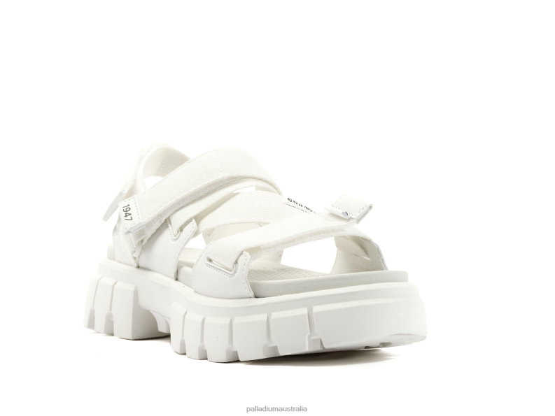 Palladium Women REVOLT SANDAL MONO 2868N306 Shoes STAR WHITE
