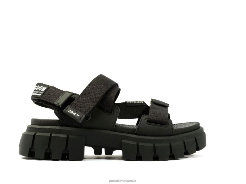 Palladium Women REVOLT SANDAL MONO 2868N308 Shoes BLACK